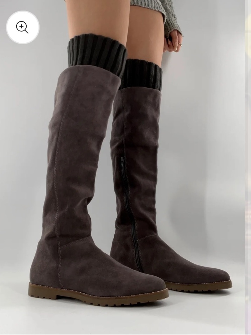 Corso Como Radar Over-the-Knee Suede Boots